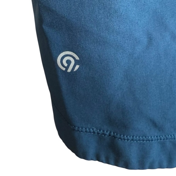 Champion C9 Duo Dry Airo Shirt Women XL Blue Breathable Athletic Woven Workout - Picture 5 of 8